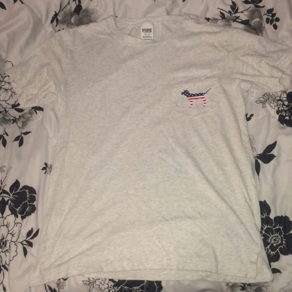 VS Pink American Flag Shirt
